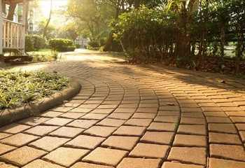 В прогулочной зоне города